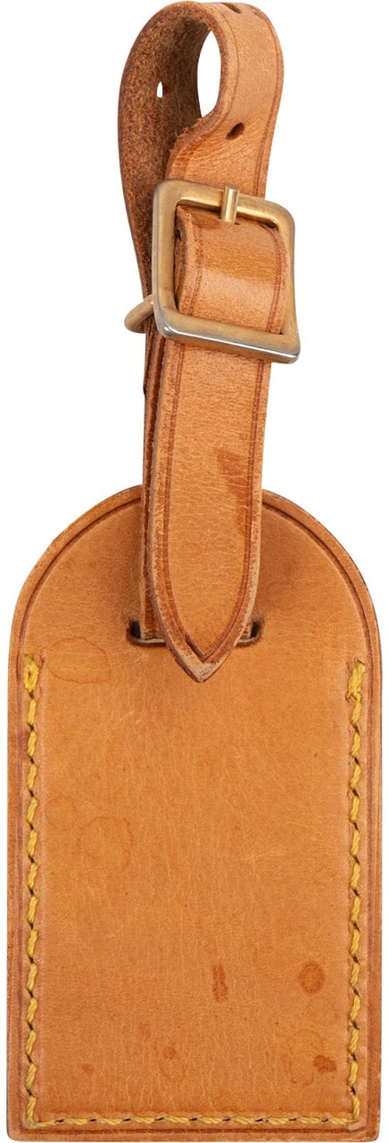 Louis Vuitton Louis Vuitton Vachetta Leather Luggage Tag Bruin
