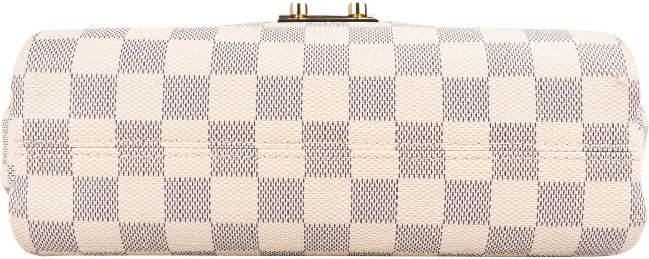 Louis Vuitton Louis Vuitton Monogram Damier Azur Croisette Handbag Wit