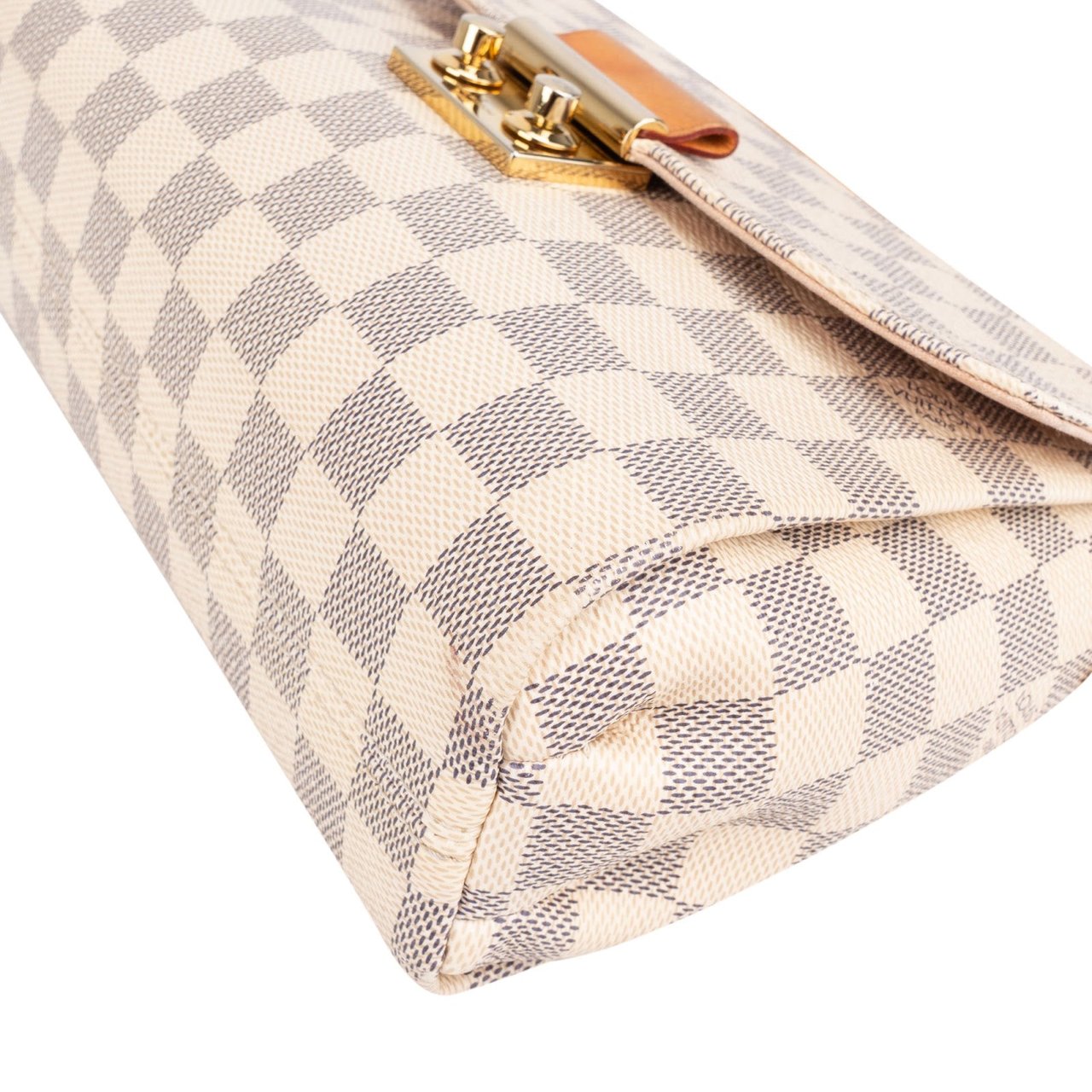Louis Vuitton Louis Vuitton Monogram Damier Azur Croisette Handbag Wit