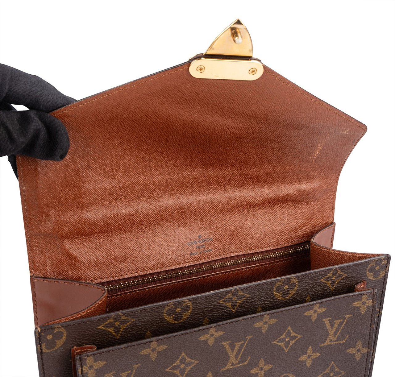Louis Vuitton Louis Vuitton Monogram Canvas Monceau Handbag Bruin