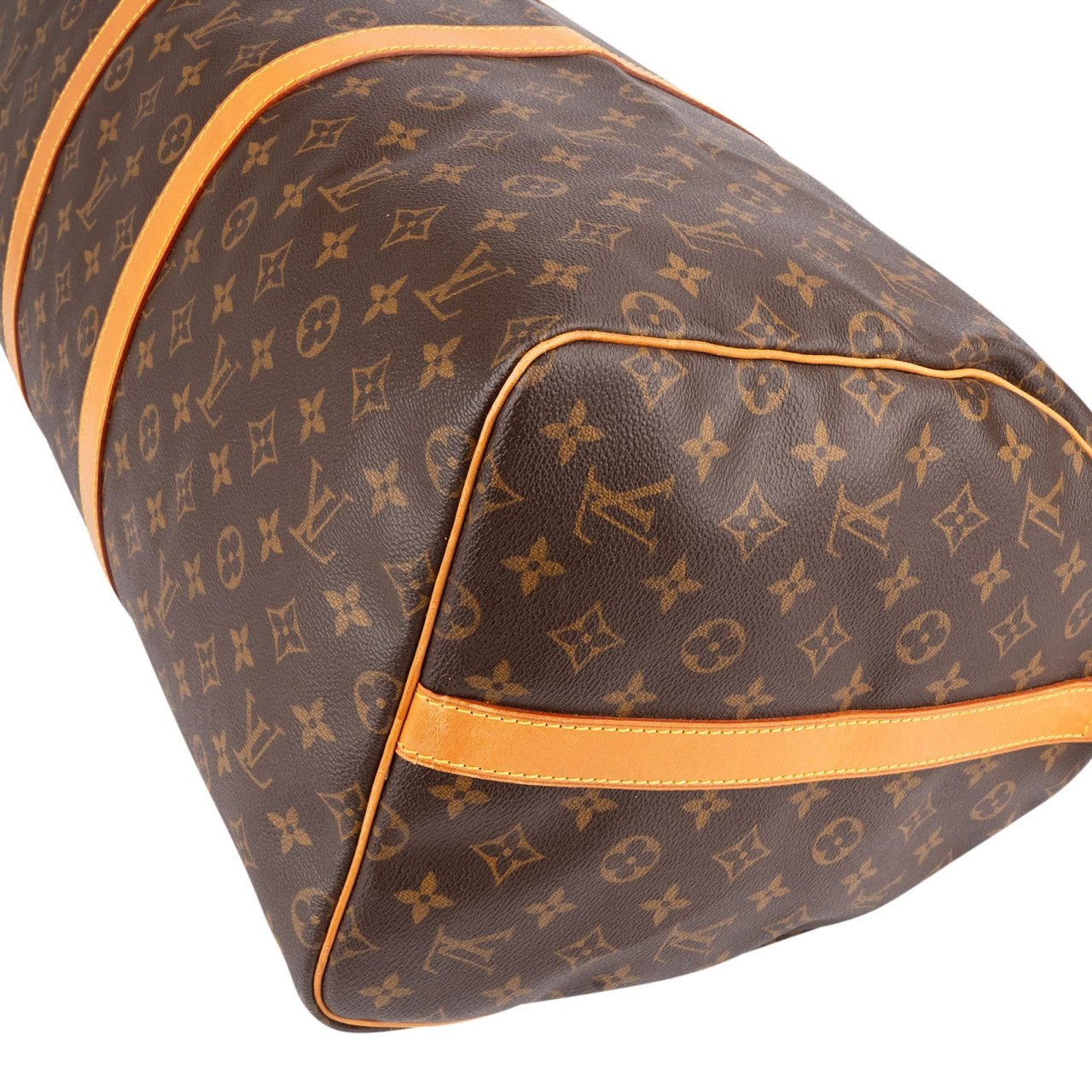 Louis Vuitton Louis Vuitton Monogram Canvas Keepall 55 Bandoulière Travel Bag Bruin