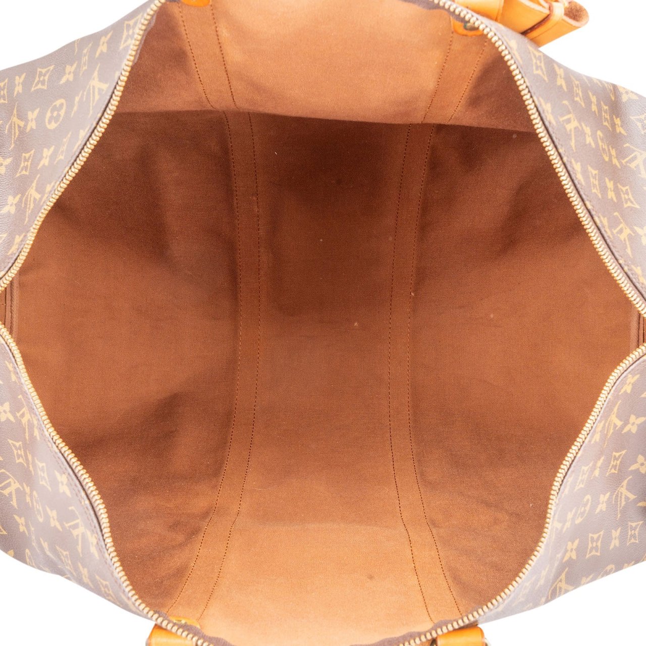 Louis Vuitton Louis Vuitton Monogram Canvas Keepall 60 Bandoulière Travel Bag Bruin