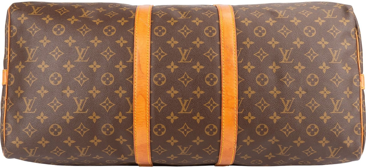 Louis Vuitton Louis Vuitton Monogram Canvas Keepall 55 Bandoulière Travel Bag Bruin