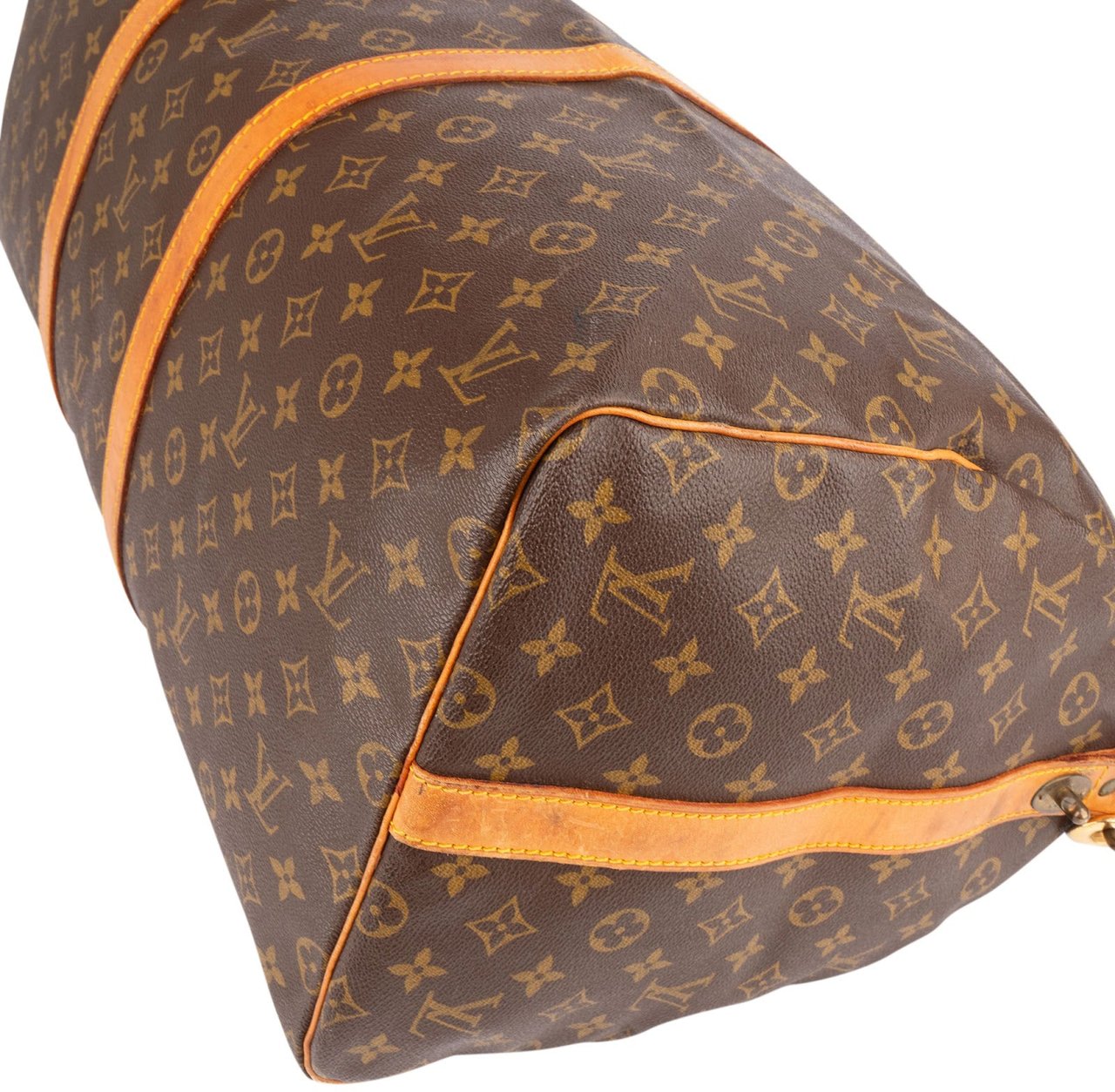 Louis Vuitton Louis Vuitton Monogram Canvas Keepall 55 Bandoulière Travel Bag Bruin
