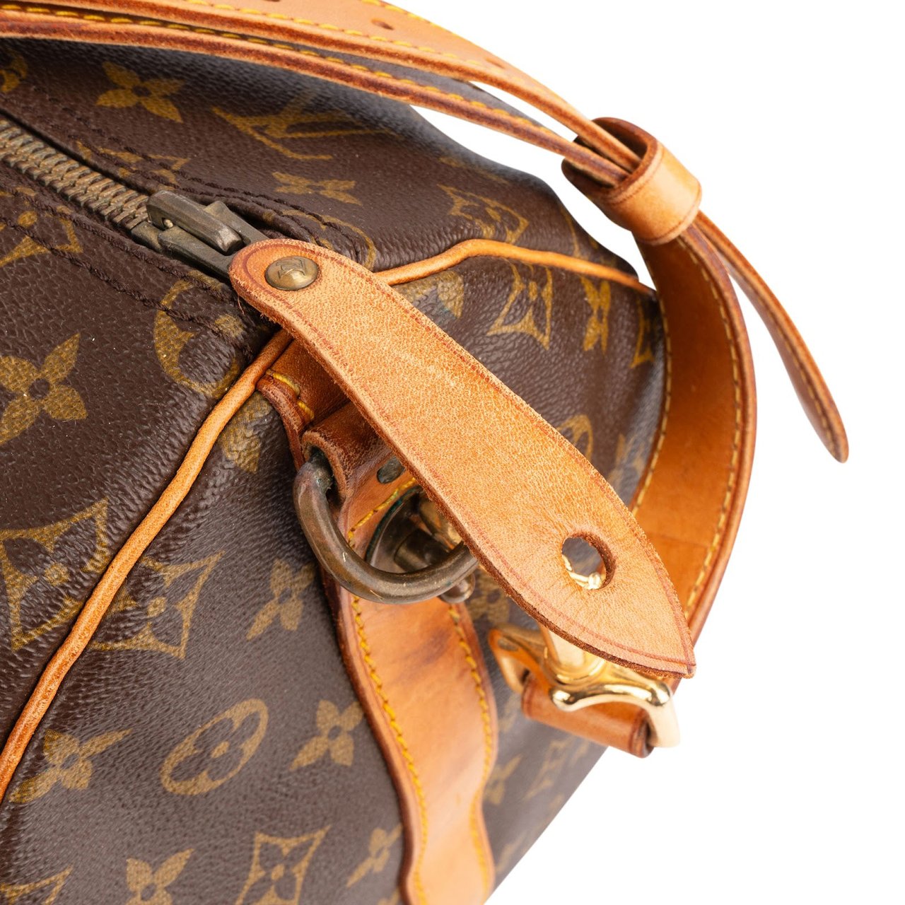Louis Vuitton Louis Vuitton Monogram Canvas Keepall 55 Bandoulière Travel Bag Bruin