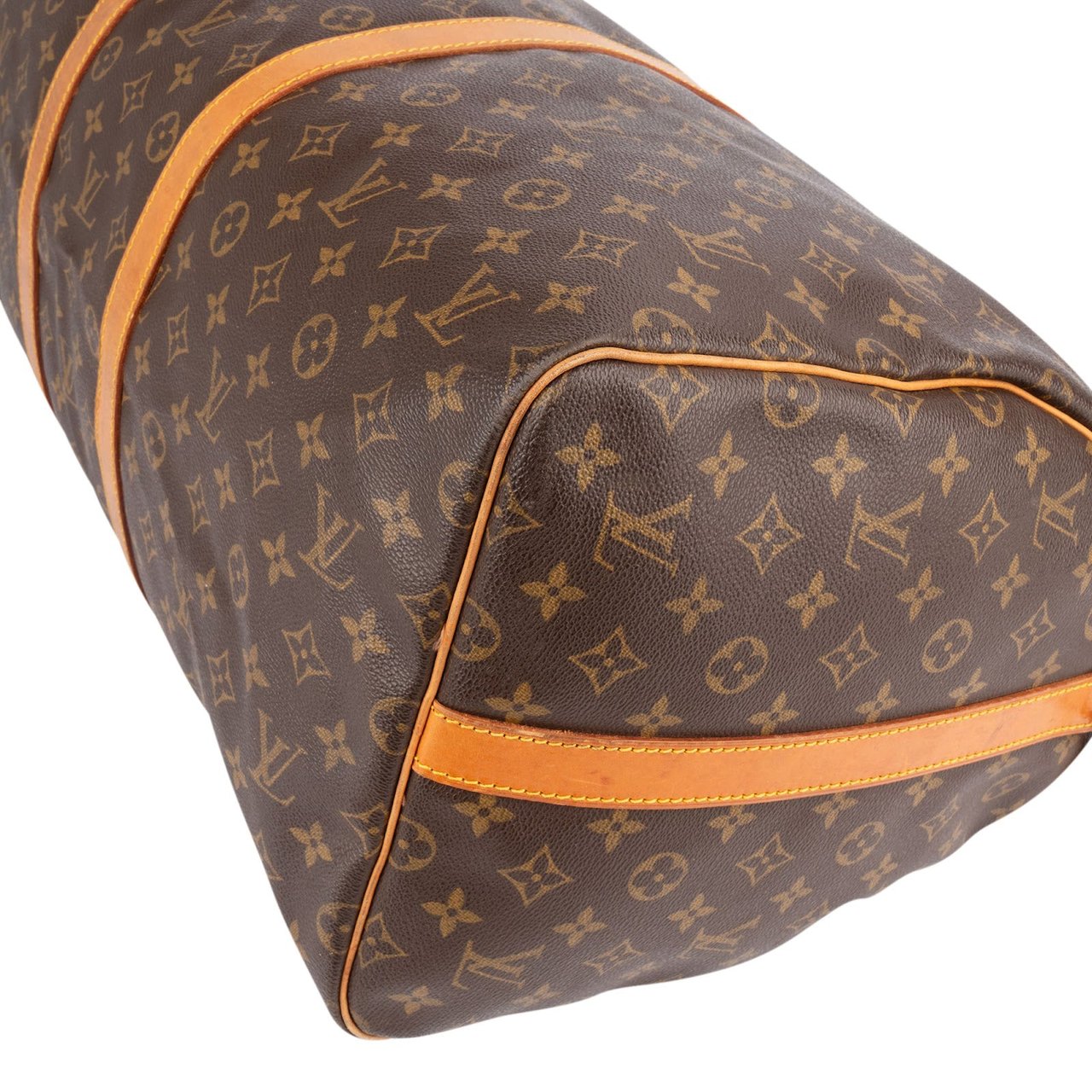 Louis Vuitton Louis Vuitton Monogram Canvas Keepall 55 Bandoulière Travel Bag Bruin