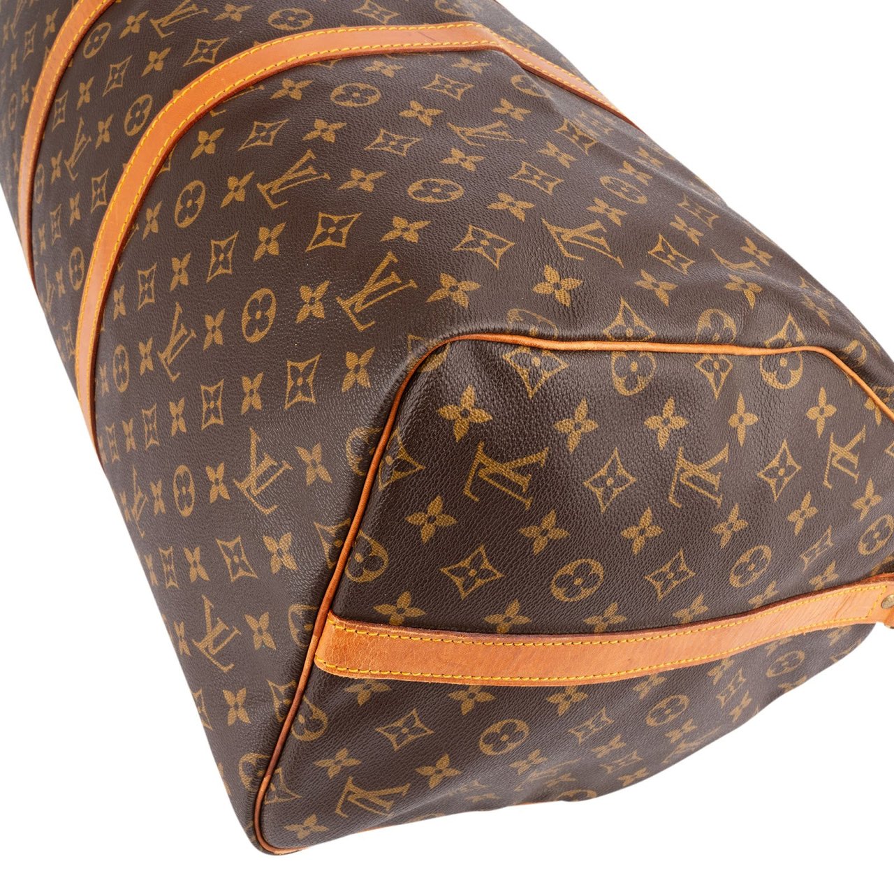 Louis Vuitton Louis Vuitton Monogram Canvas Keepall 55 Bandoulière Travel Bag Bruin