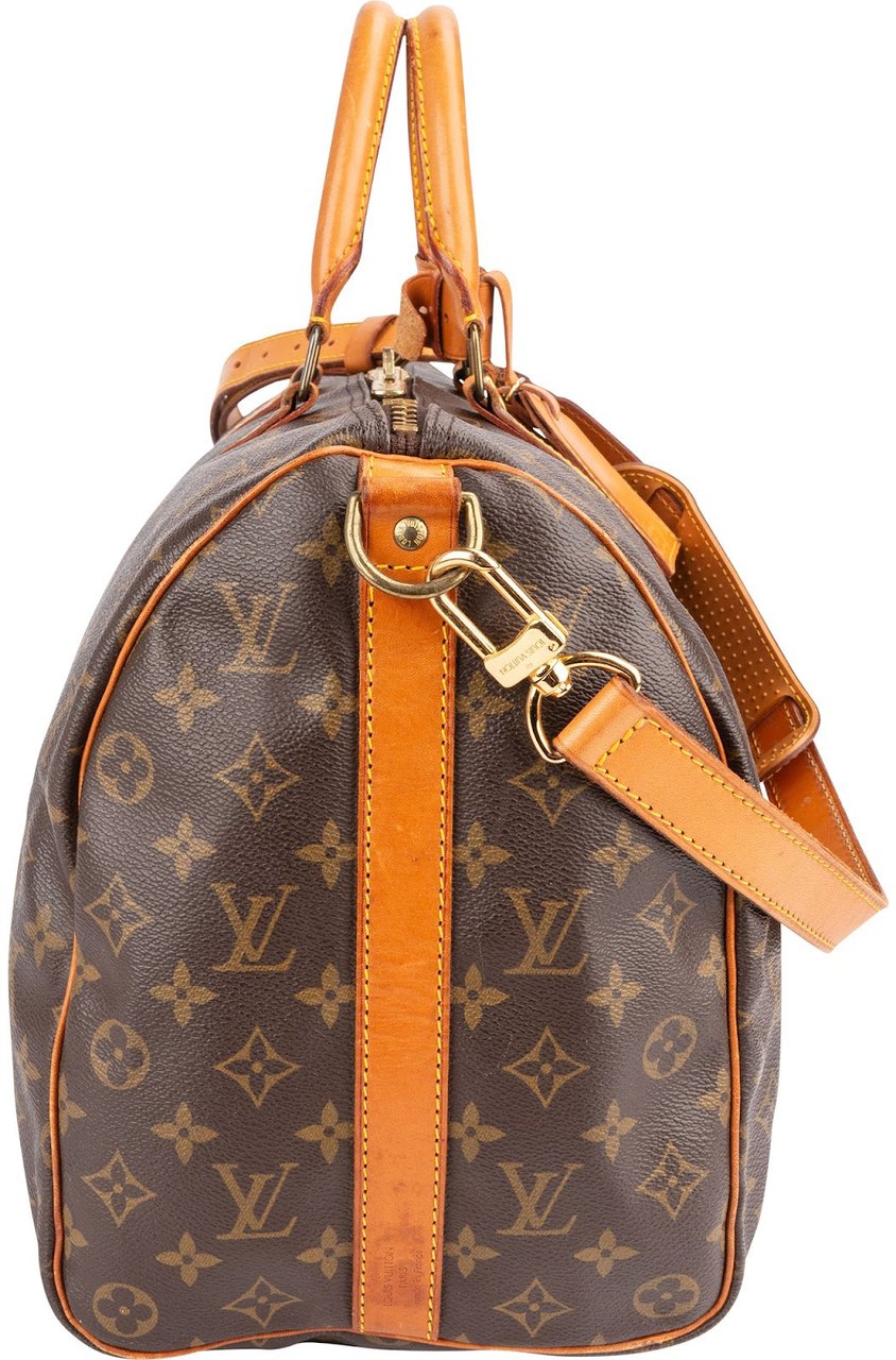 Louis Vuitton Louis Vuitton Monogram Canvas Keepall 45 Bandoulière Travel Bag Bruin