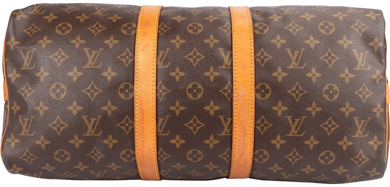 Louis Vuitton Louis Vuitton Monogram Canvas Keepall 45 Bandoulière Travel Bag Bruin