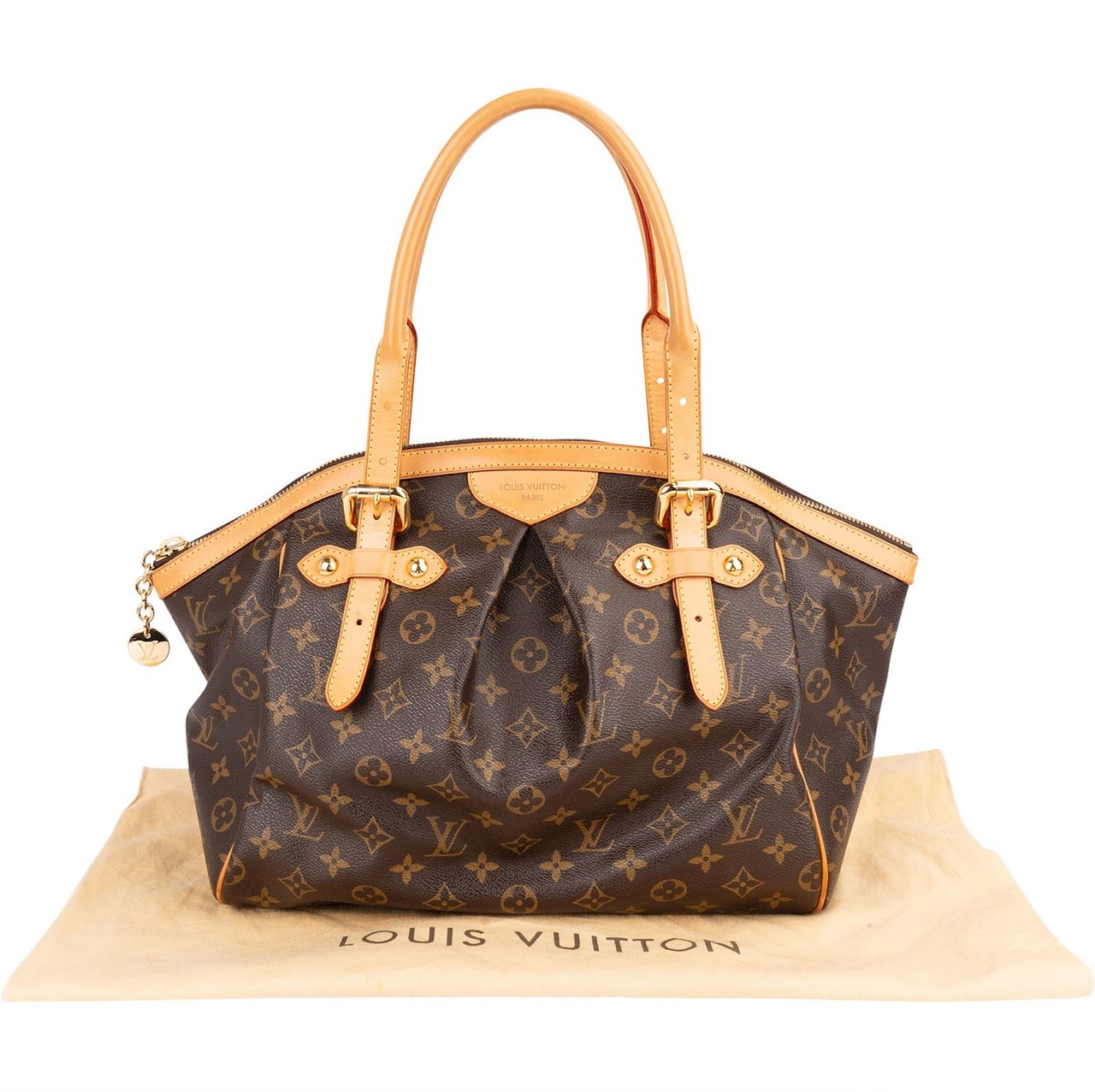 Louis Vuitton Louis Vuitton Monogram Canvas Tivoli GM Shoulder Bag Bruin