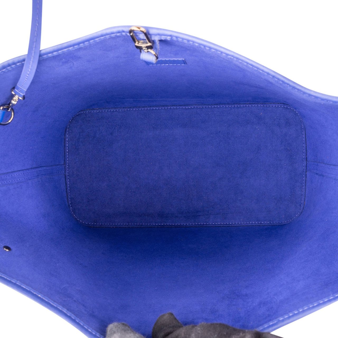 Louis Vuitton Louis Vuitton Figue Epi Leather Neverfull MM Shoulder Bag Blauw