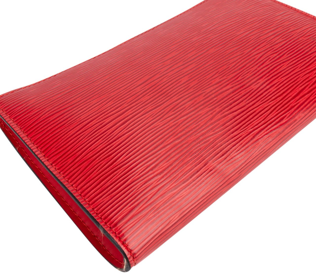Louis Vuitton Red Epi Leather Pochette Accessoires Handbag Rood