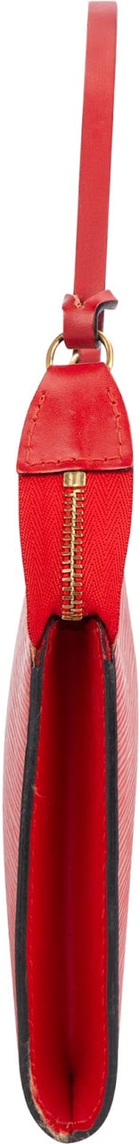 Louis Vuitton Red Epi Leather Pochette Accessoires Handbag Rood