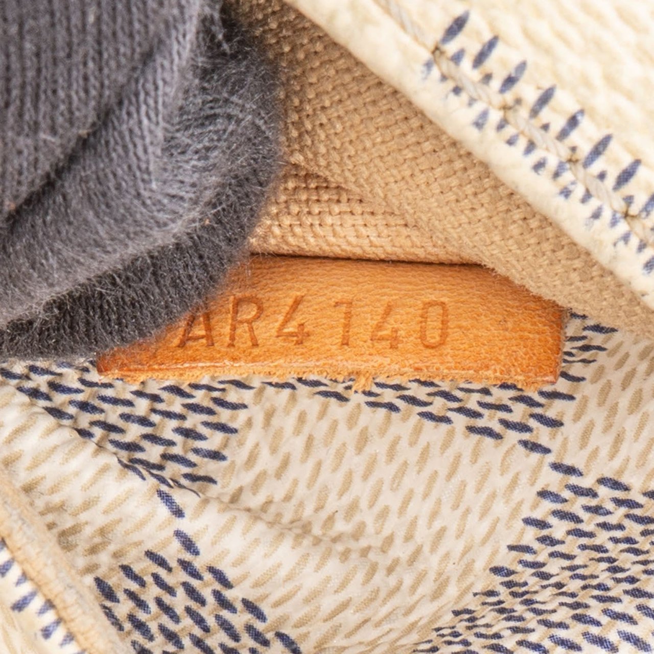 Louis Vuitton Monogram Damier Azur Totally PM Shoulder Bag Wit