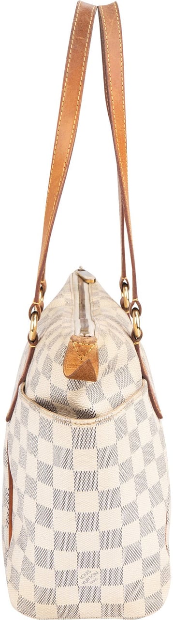 Louis Vuitton Monogram Damier Azur Totally PM Shoulder Bag Wit