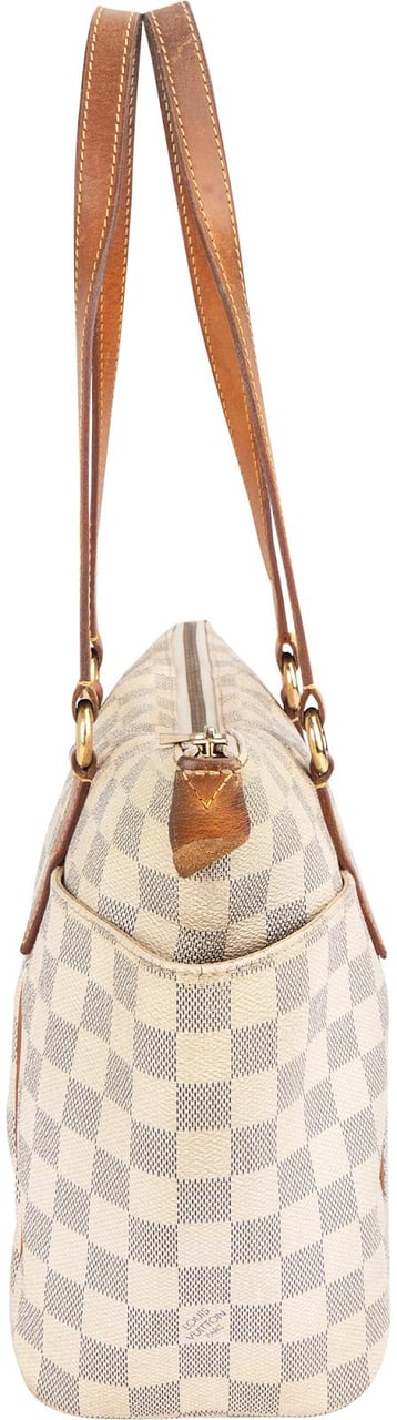 Louis Vuitton Monogram Damier Azur Totally PM Shoulder Bag Wit
