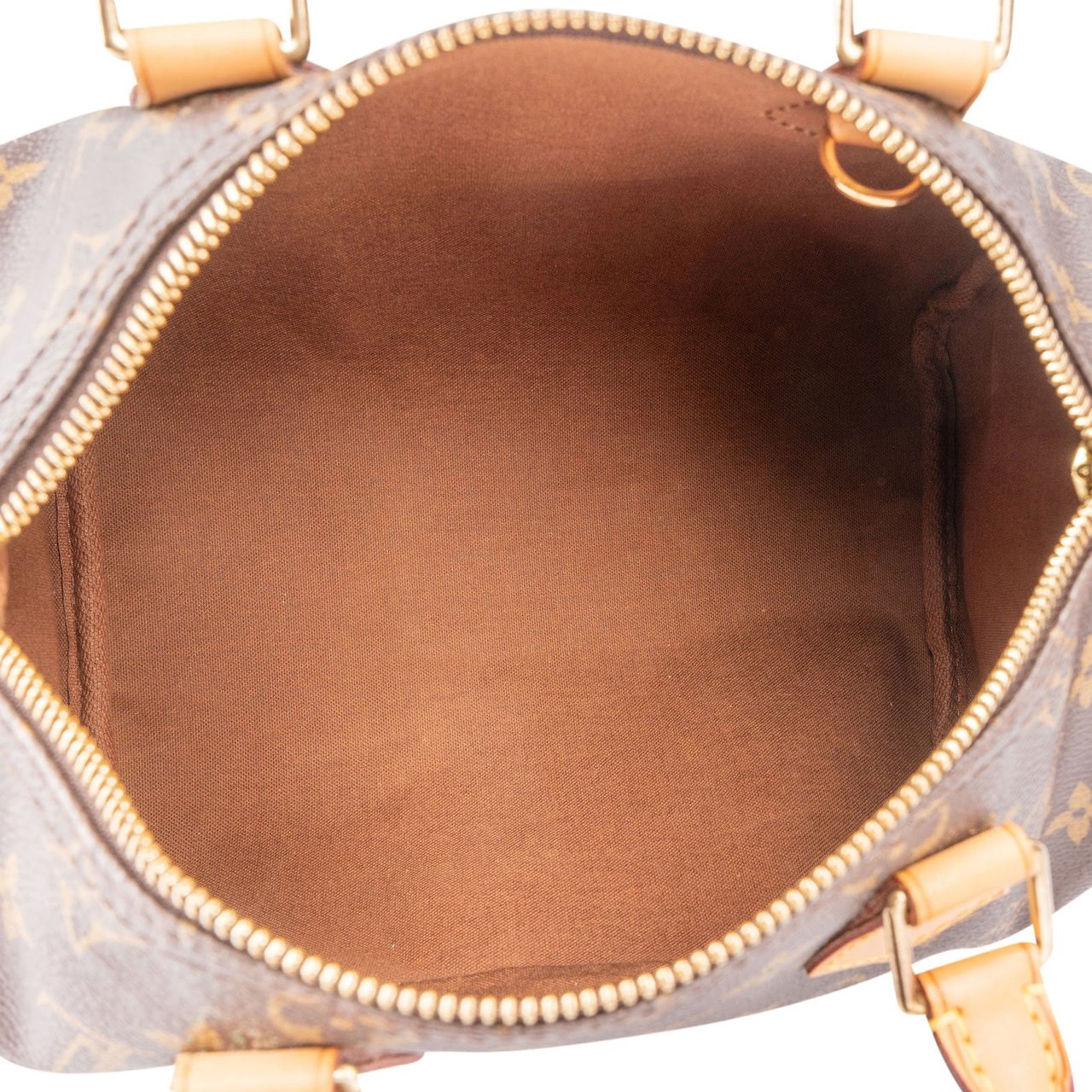 Louis Vuitton Monogram Canvas Speedy 25 Handbag Bruin