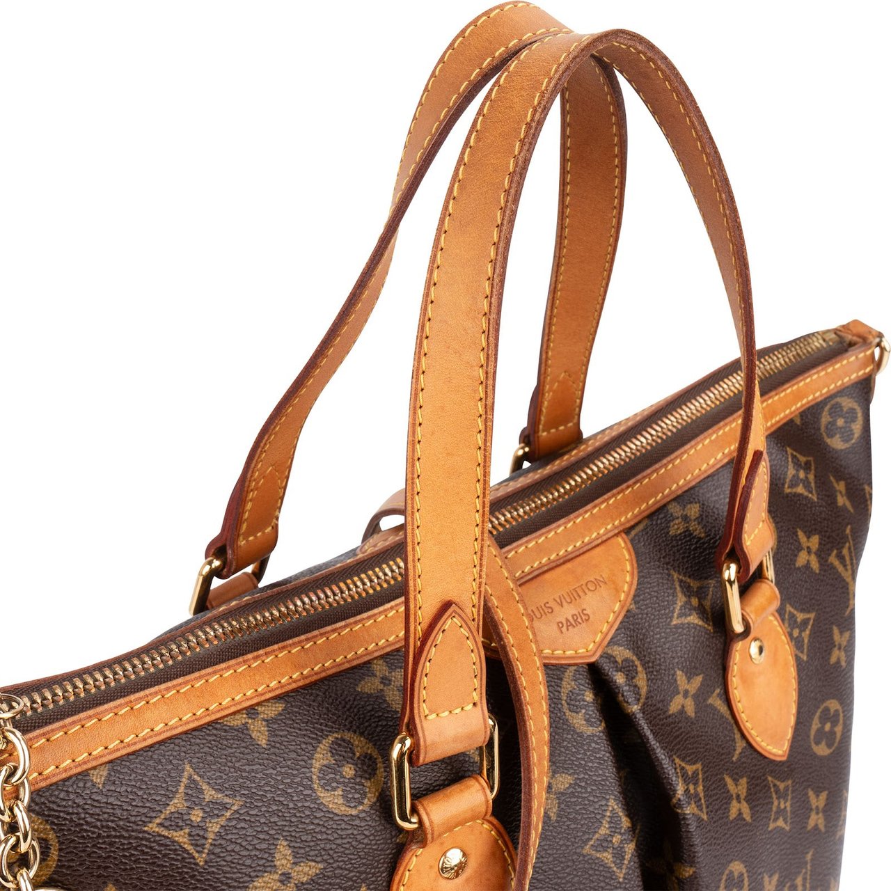 Louis Vuitton Louis Vuitton Monogram Canvas Palermo PM Handbag Bruin