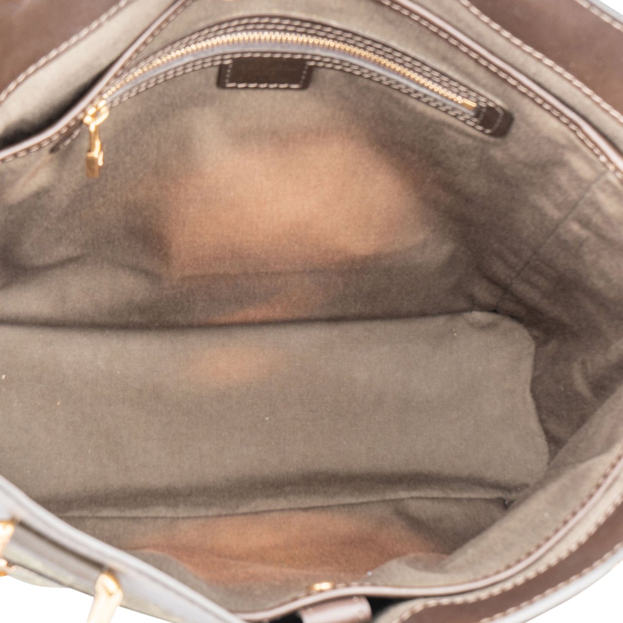 Louis Vuitton Louis Vuitton Mini Lin Monogram Lucille Handbag Groen