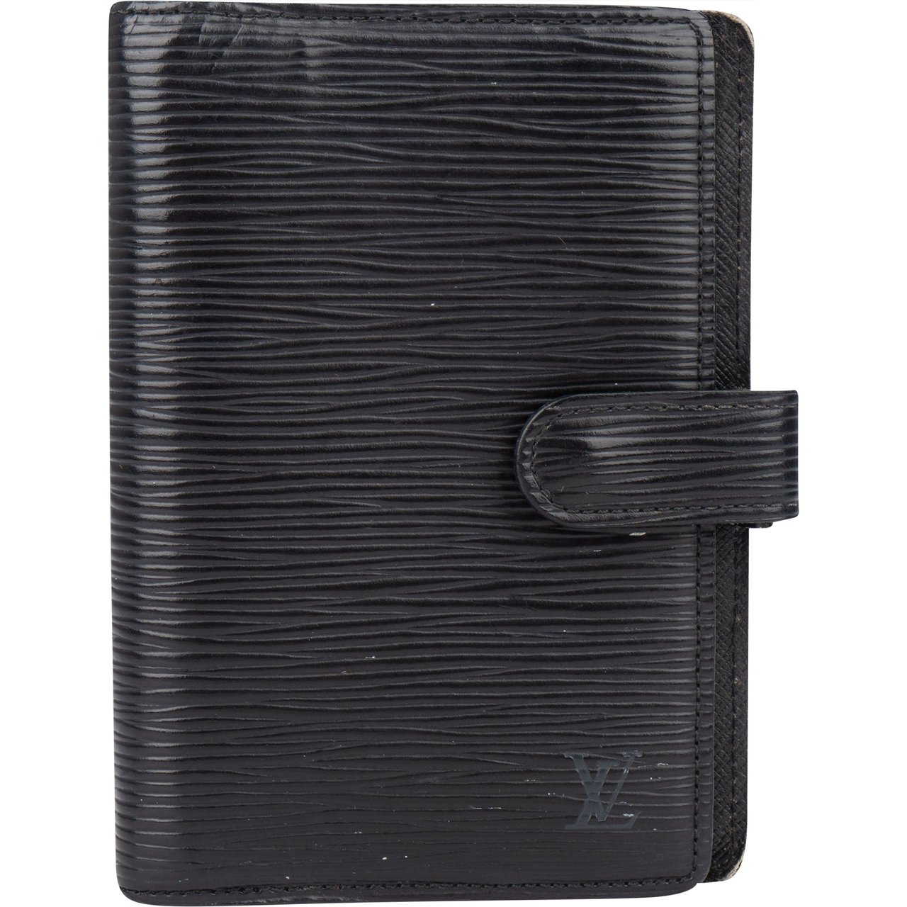 Louis Vuitton Louis Vuitton Noir Epi Leather Agenda PM Divers