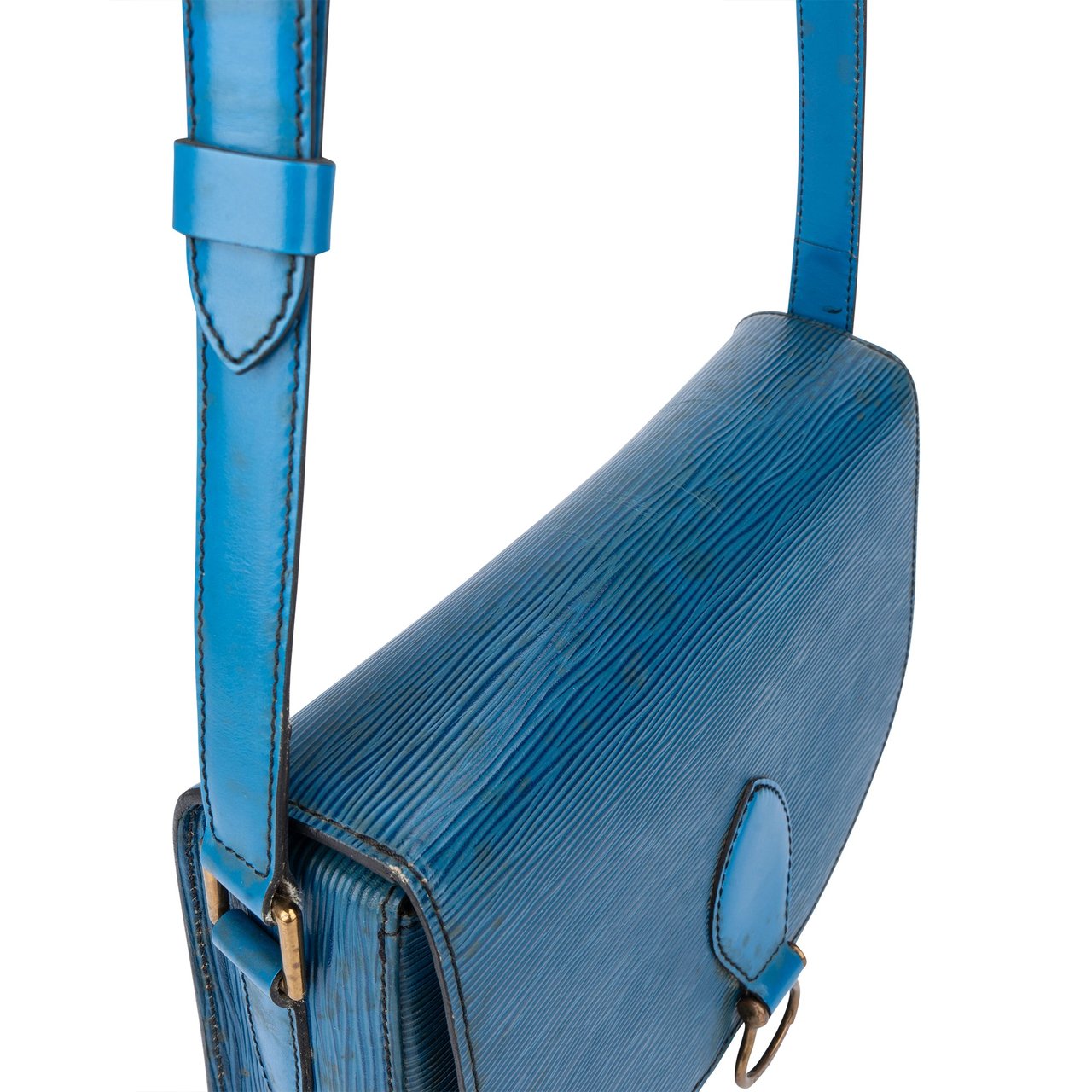 Louis Vuitton Louis Vuitton Bleu Epi Leather Saint Cloud GM Crossbody Bag Divers