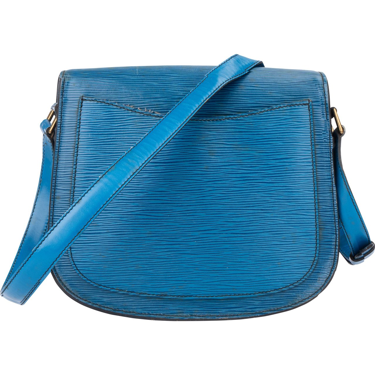 Louis Vuitton Louis Vuitton Bleu Epi Leather Saint Cloud GM Crossbody Bag Divers