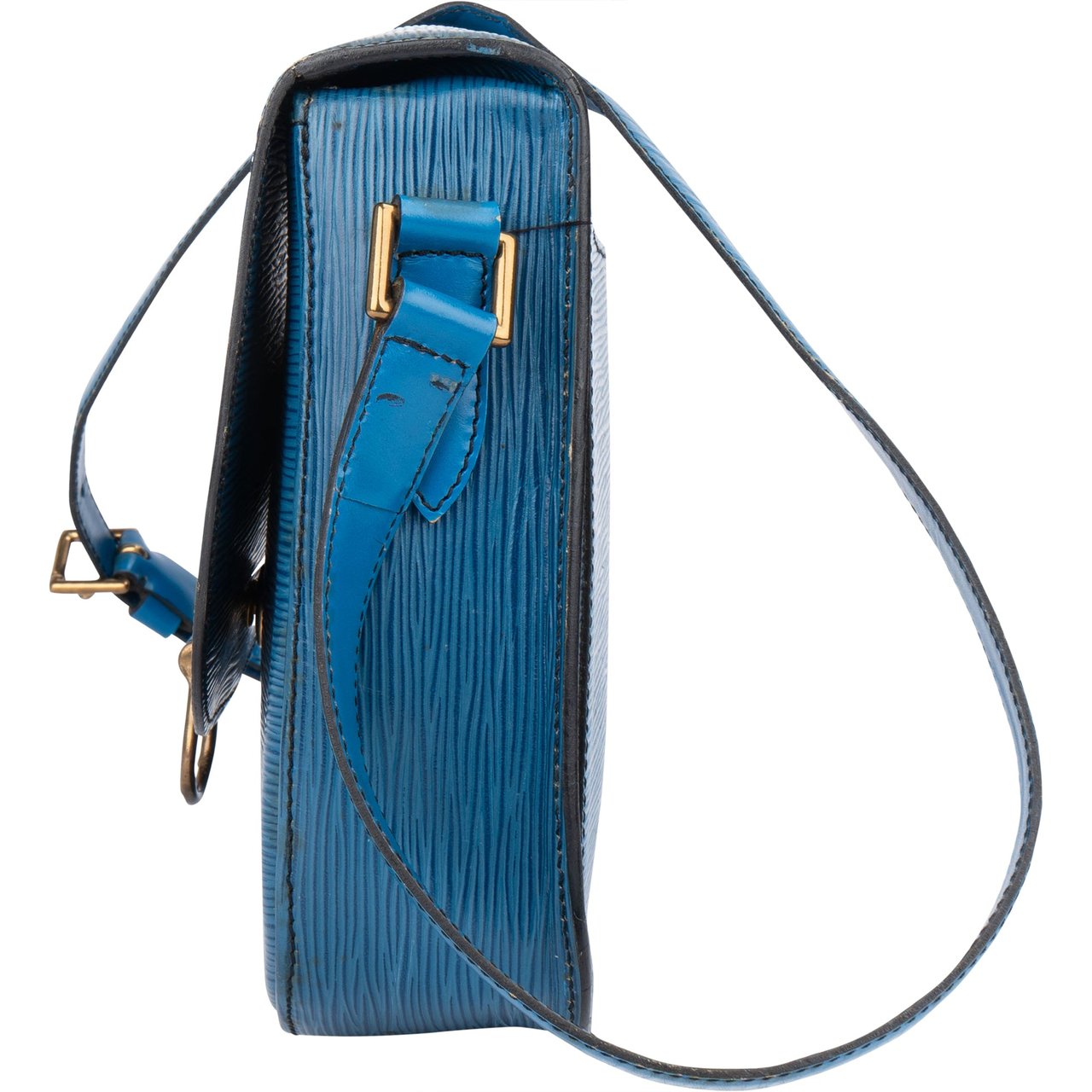 Louis Vuitton Louis Vuitton Bleu Epi Leather Saint Cloud GM Crossbody Bag Divers