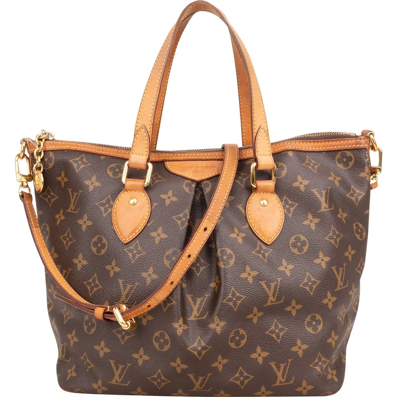 Louis Vuitton Louis Vuitton Monogram Canvas Palermo PM Handbag Bruin