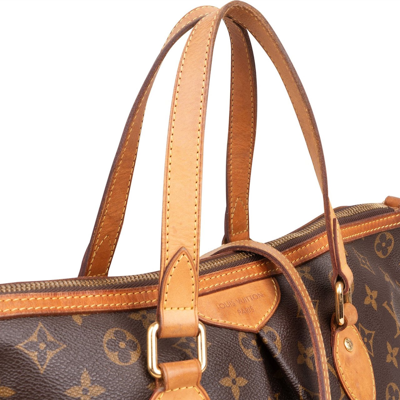 Louis Vuitton Louis Vuitton Monogram Canvas Palermo PM Handbag Bruin