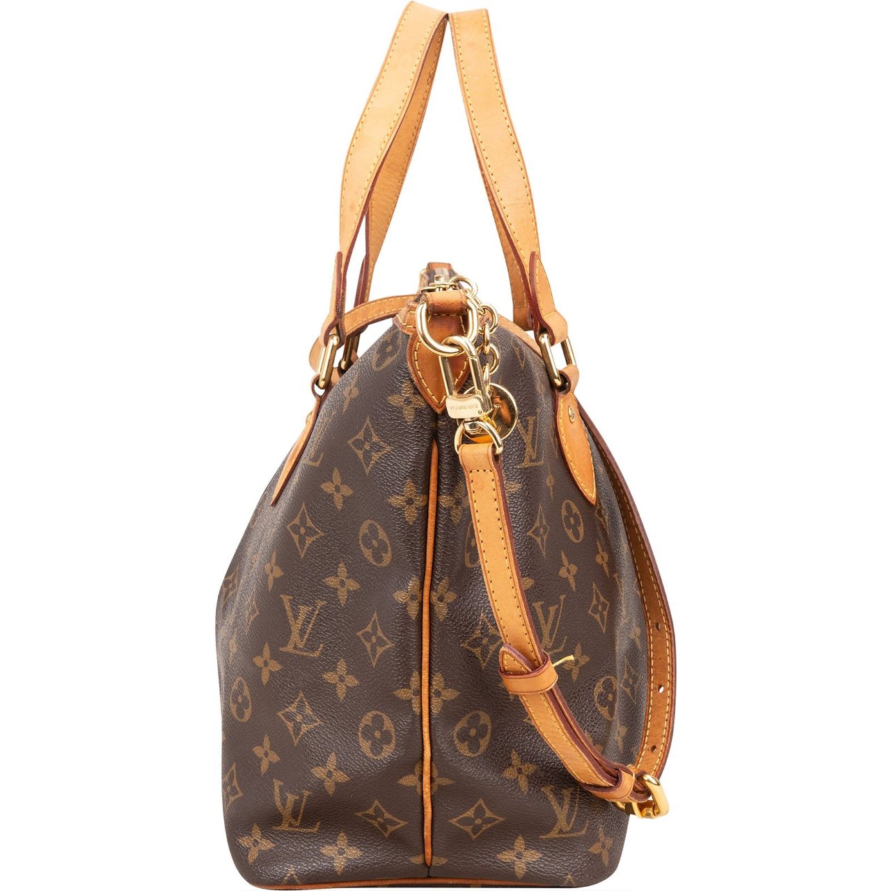 Louis Vuitton Monogram Canvas Palermo PM Handbag Bruin