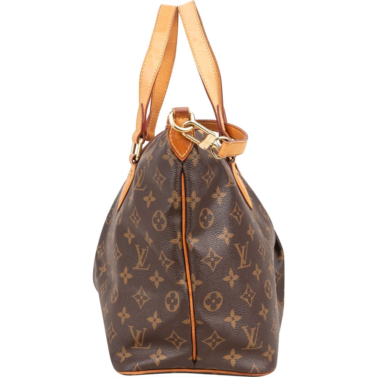 Louis Vuitton Monogram Canvas Palermo PM Handbag Bruin