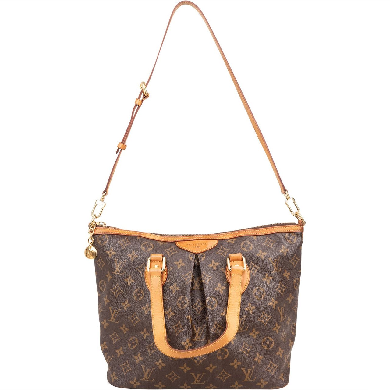 Louis Vuitton Monogram Canvas Palermo PM Handbag Bruin