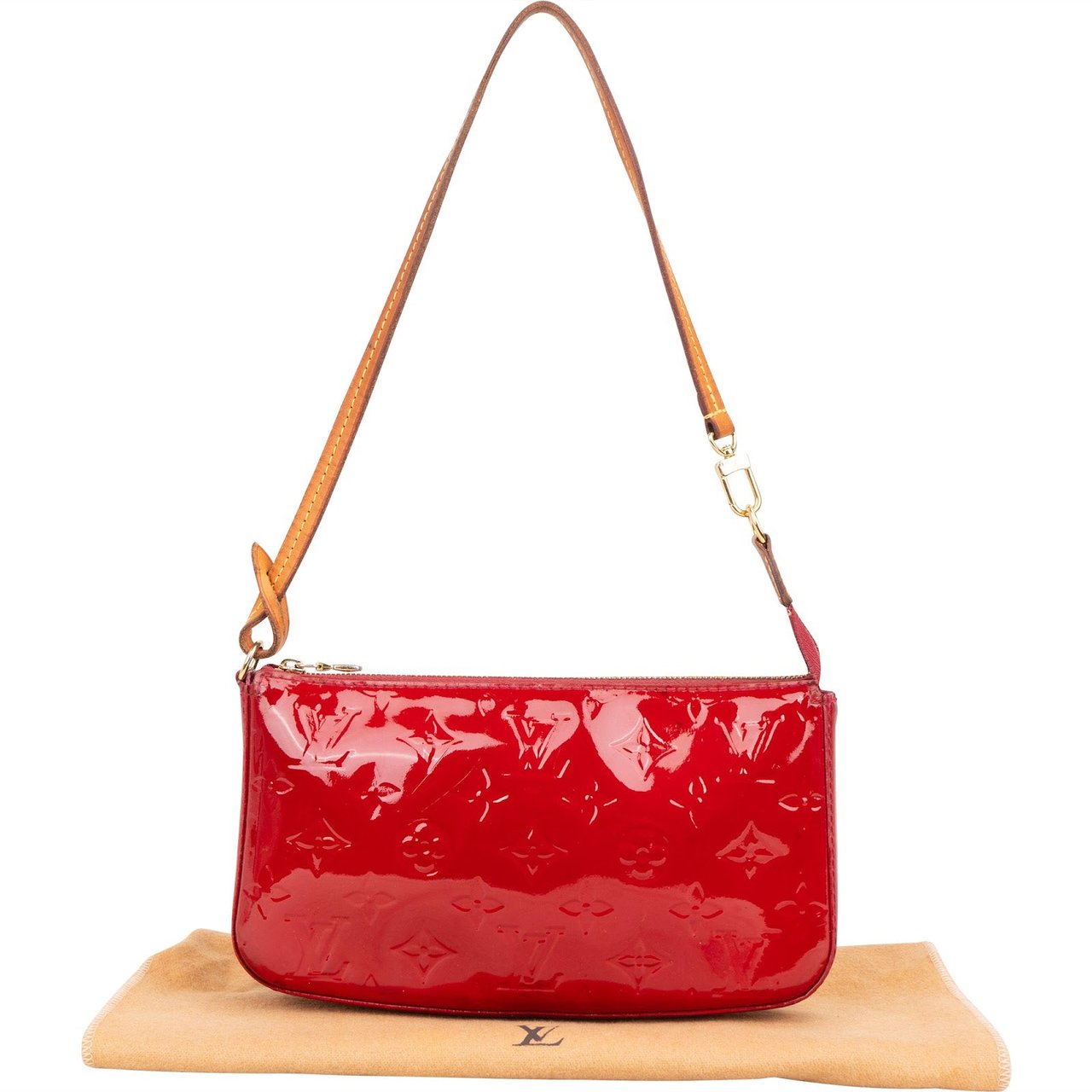Louis Vuitton Vernis Monogram NM Pochette Accessoire Shoulder Bag Divers