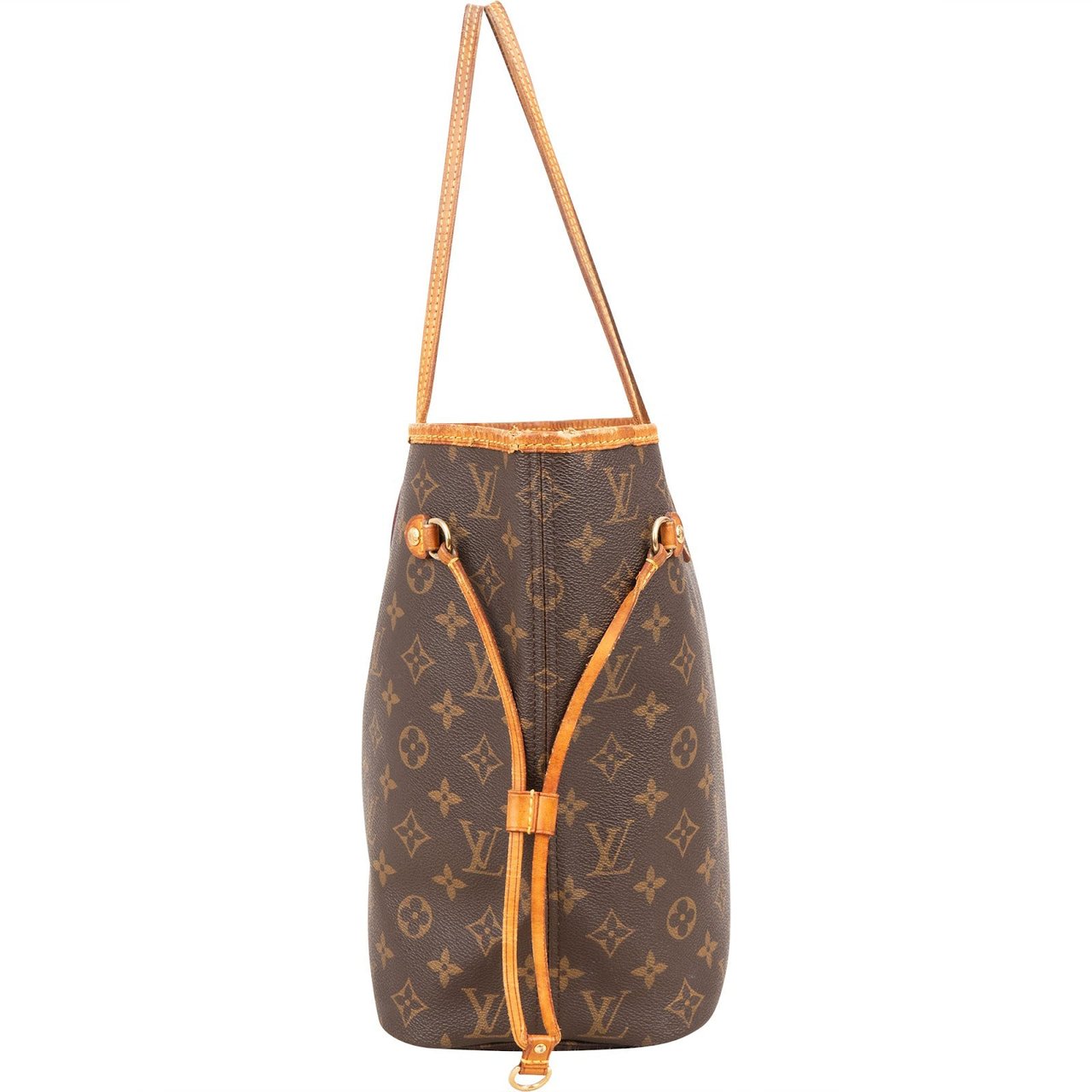 Louis Vuitton Louis Vuitton Monogram Canvas Neverfull MM Shoulder Bag Bruin