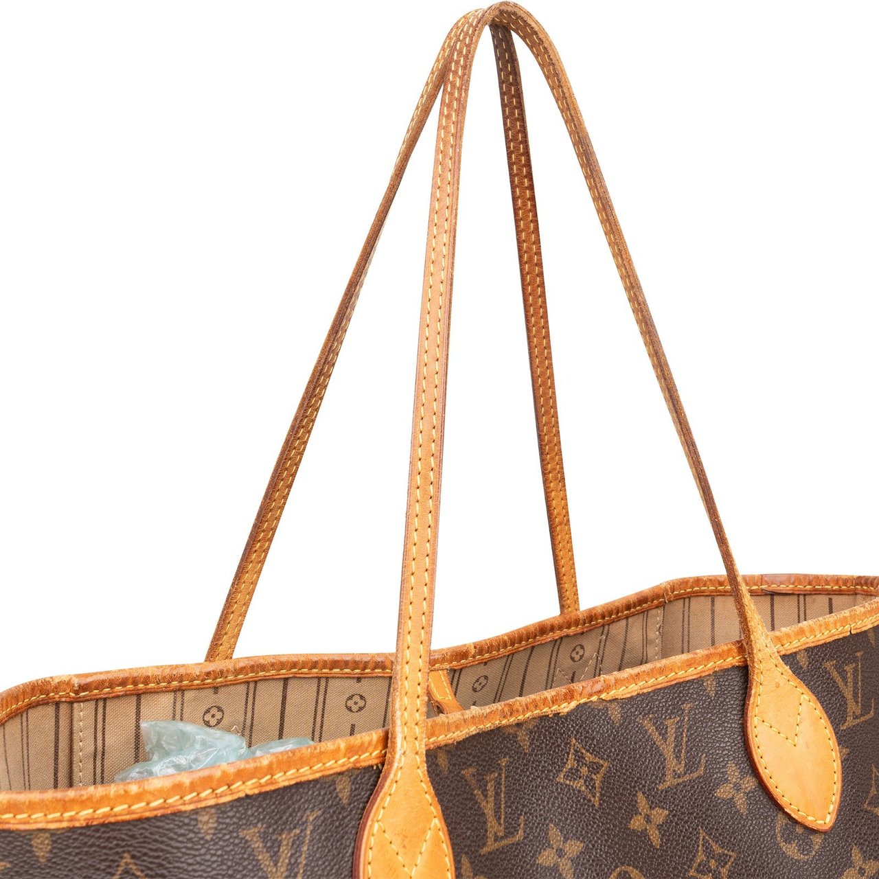 Louis Vuitton Louis Vuitton Monogram Canvas Neverfull MM Shoulder Bag Bruin