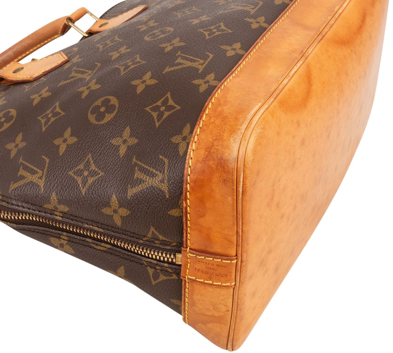 Louis Vuitton Louis Vuitton Monogram Canvas Alma PM Handbag Bruin