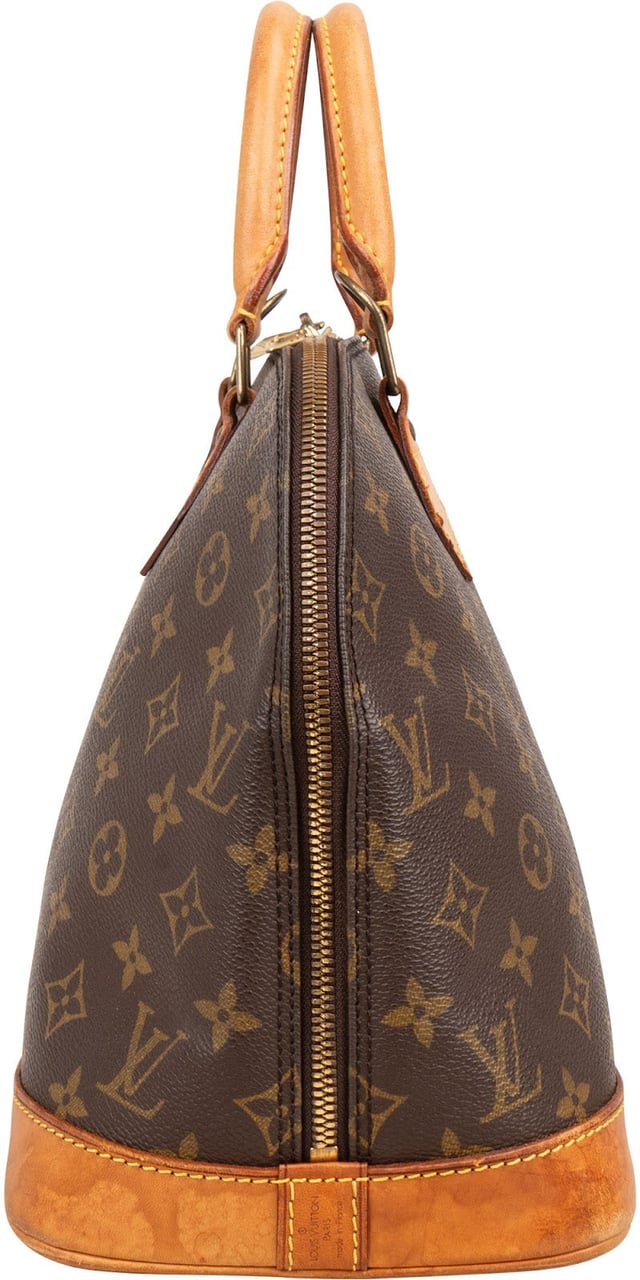 Louis Vuitton Louis Vuitton Monogram Canvas Alma PM Handbag Bruin