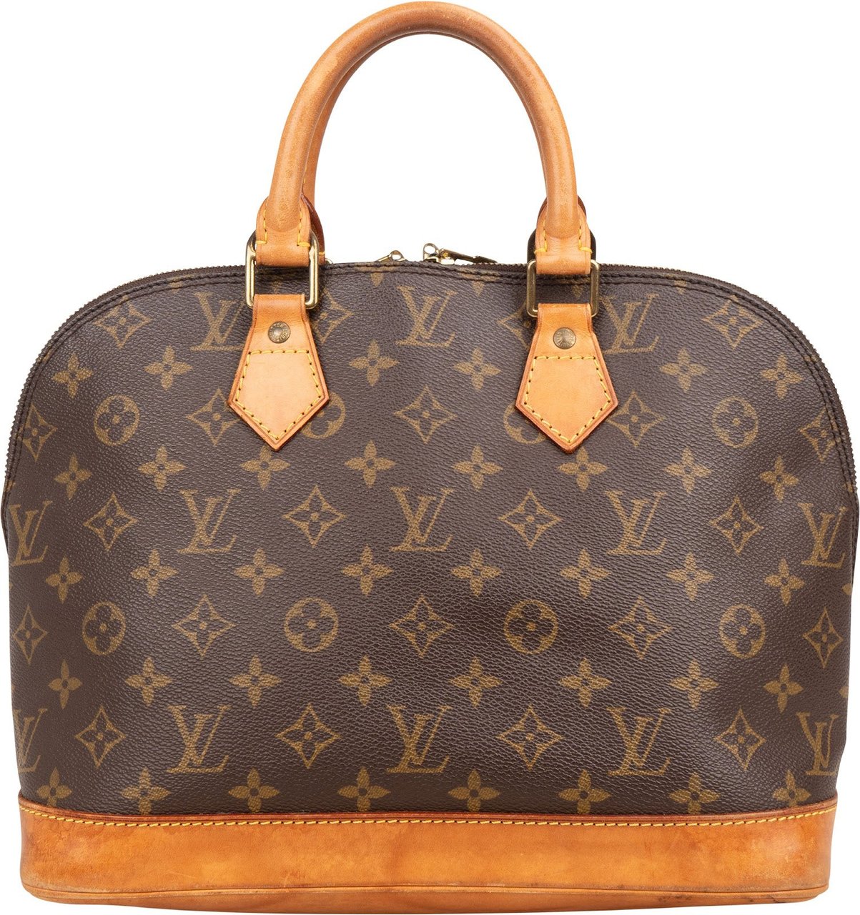 Louis Vuitton Louis Vuitton Monogram Canvas Alma PM Handbag Bruin