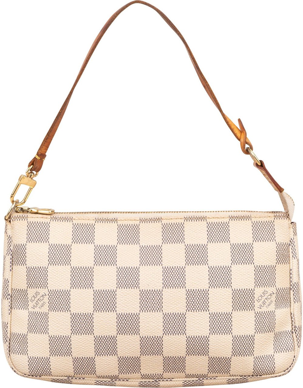 Louis Vuitton Louis Vuitton Monogram Damier Azur  Pochette Accessoires Handbag Beige