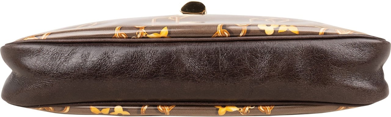 Louis Vuitton Louis Vuitton Limited Edition Charms Monogram Pochette Accessoires Handbag Bruin