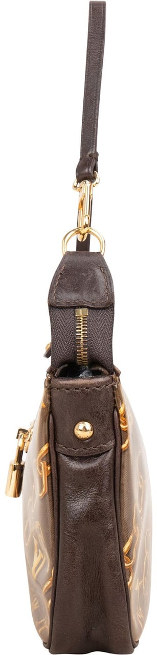 Louis Vuitton Louis Vuitton Limited Edition Charms Monogram Pochette Accessoires Handbag Bruin