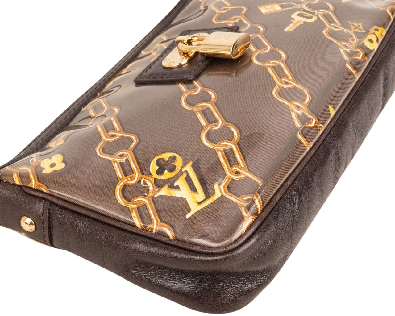 Louis Vuitton Louis Vuitton Limited Edition Charms Monogram Pochette Accessoires Handbag Bruin