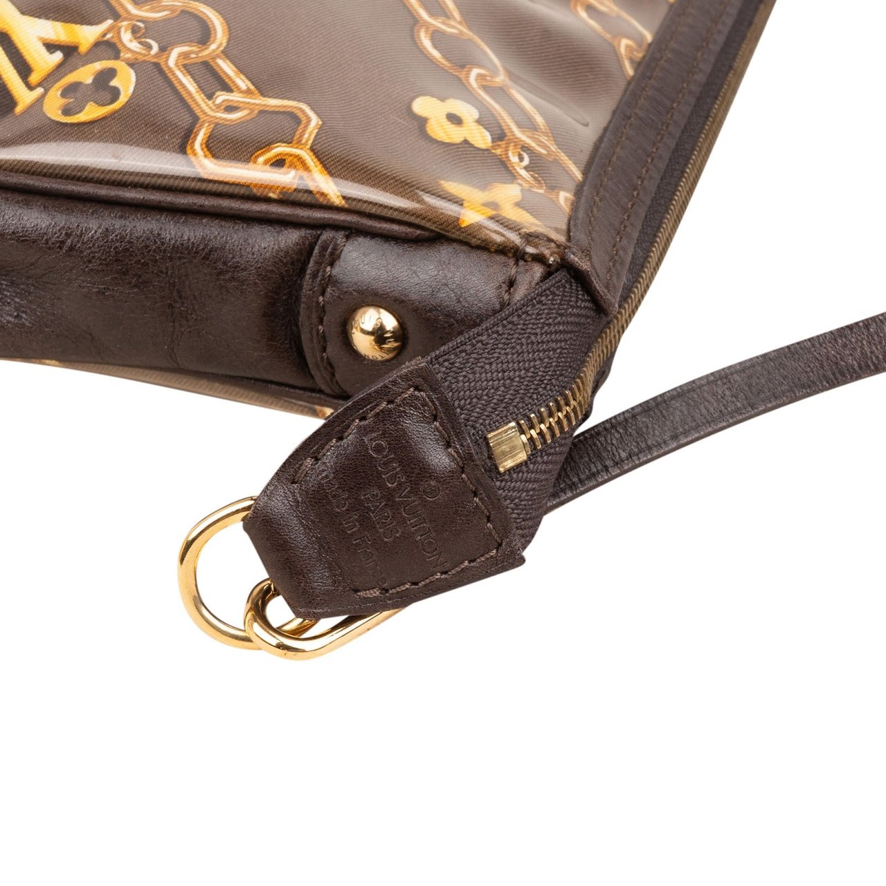 Louis Vuitton Louis Vuitton Limited Edition Charms Monogram Pochette Accessoires Handbag Bruin