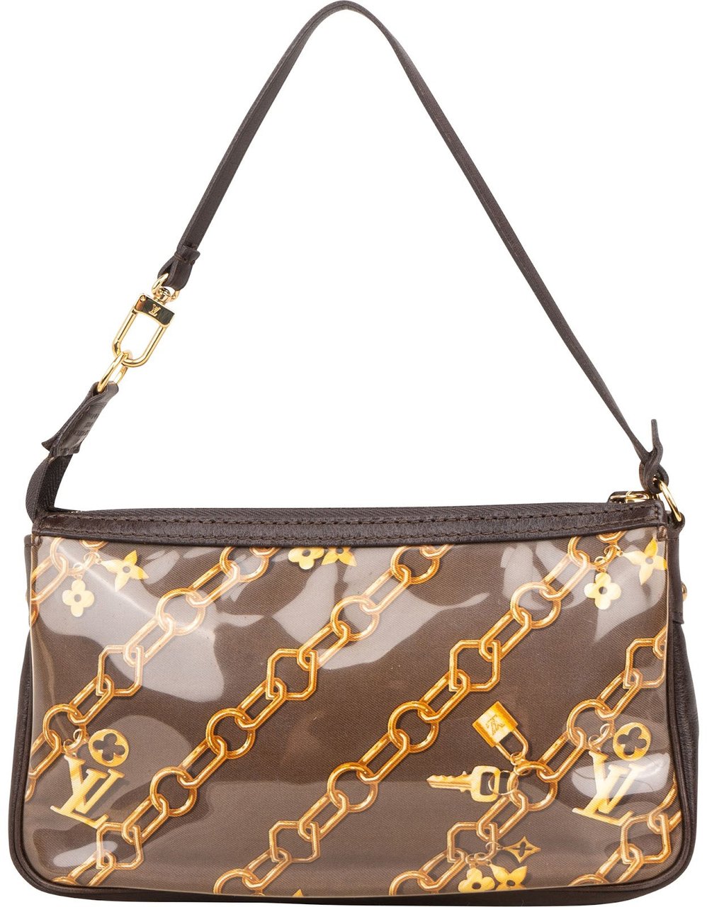 Louis Vuitton Louis Vuitton Limited Edition Charms Monogram Pochette Accessoires Handbag Bruin