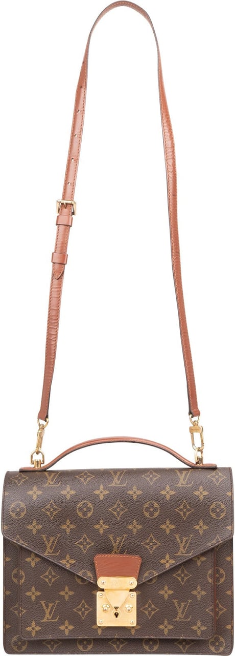 Louis Vuitton Louis Vuitton Monogram Canvas Monceau Handbag Bruin