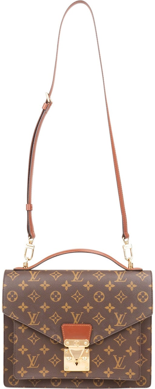 Louis Vuitton Louis Vuitton Monogram Canvas Monceau Handbag Bruin