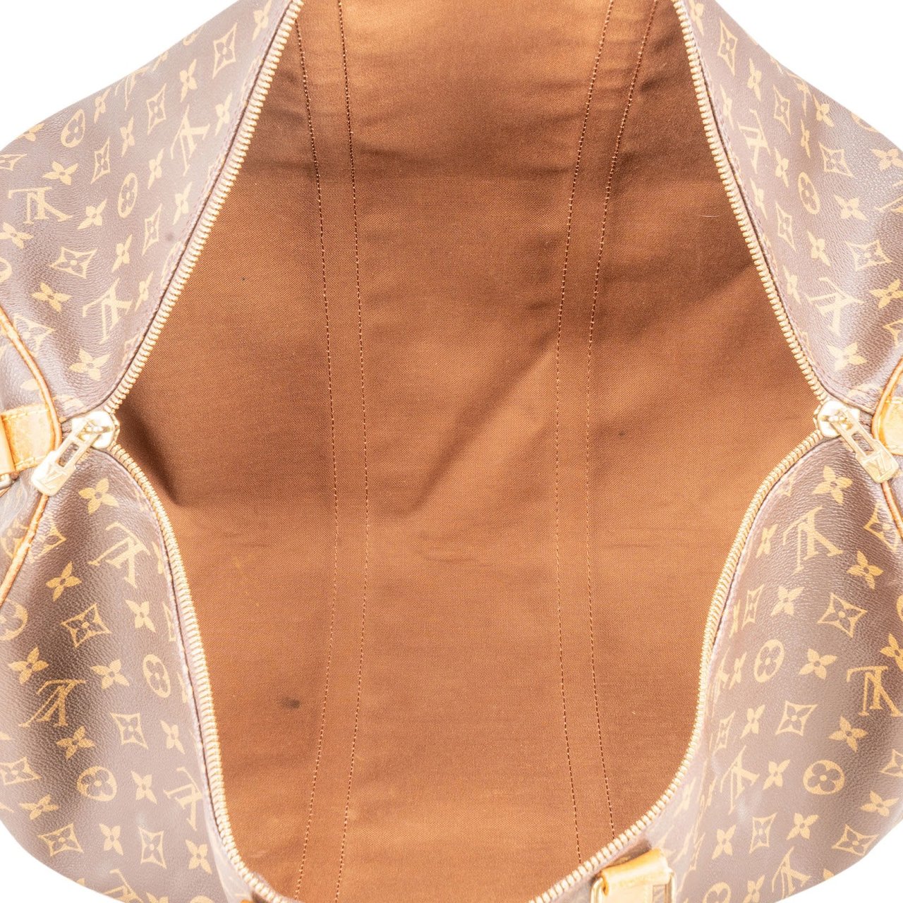 Louis Vuitton Louis Vuitton Monogram Canvas Keepall 55 Bandoulière Travel Bag Bruin
