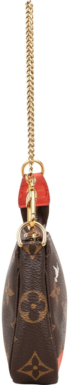Louis Vuitton Limited Monogram Illustre Evasion Mini Pochette Accessoires Handbag Bruin