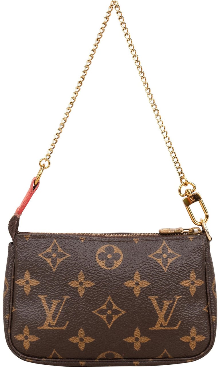 Louis Vuitton Limited Monogram Illustre Evasion Mini Pochette Accessoires Handbag Bruin