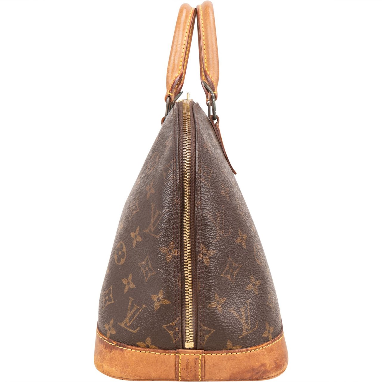 Louis Vuitton Monogram Canvas Alma PM Handbag Bruin